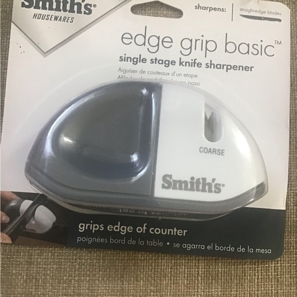 Smiths Housewares Edge Grip Basic Single Stage Knife Sharpener NEW - Picture 2 of 8
